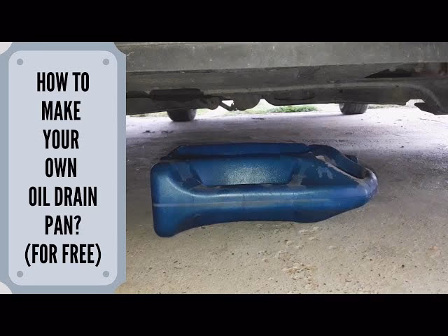 How do you replace a factory oil pan?