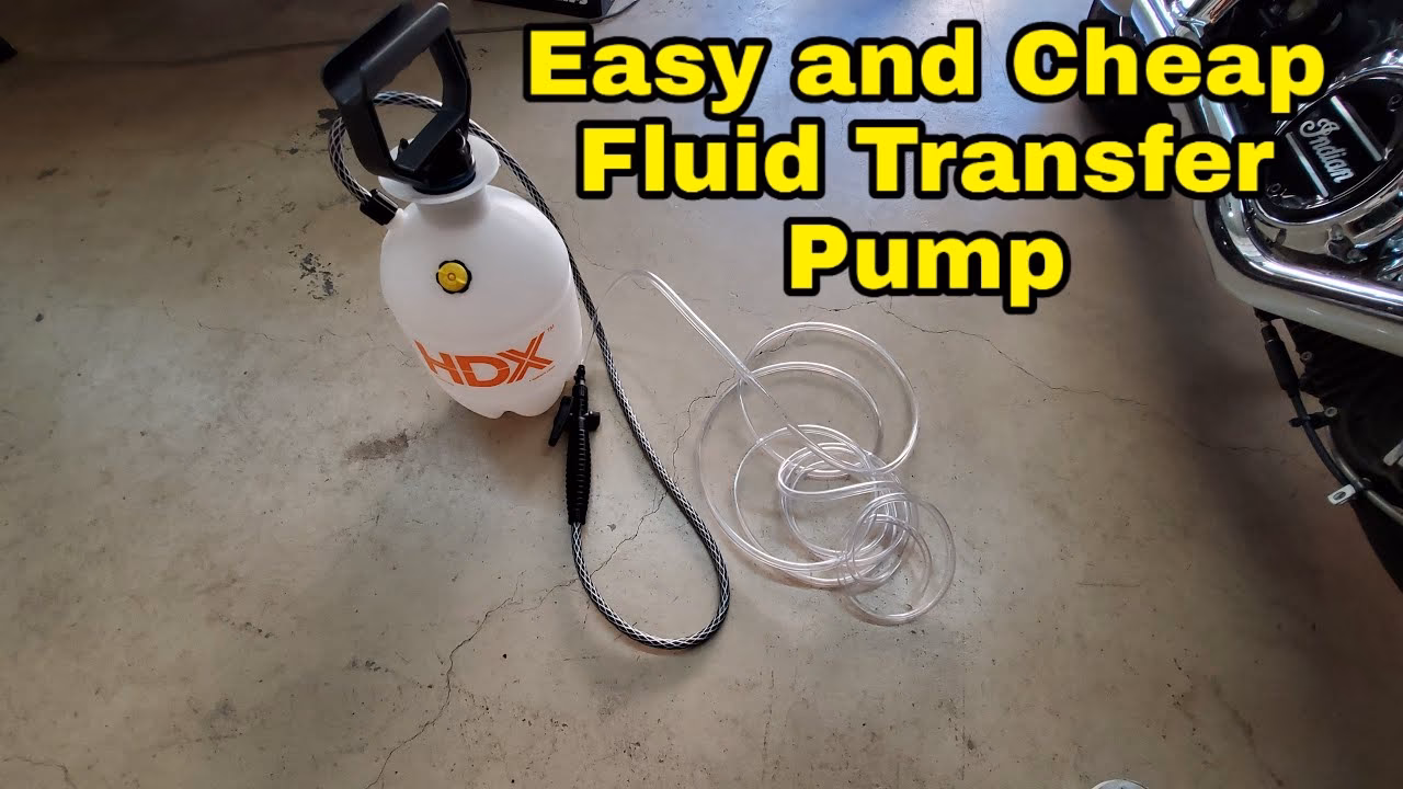How does an electric oil transfer pump work?