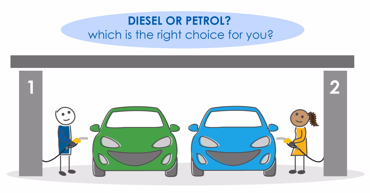 Is a petrol engine cheaper than a diesel engine?