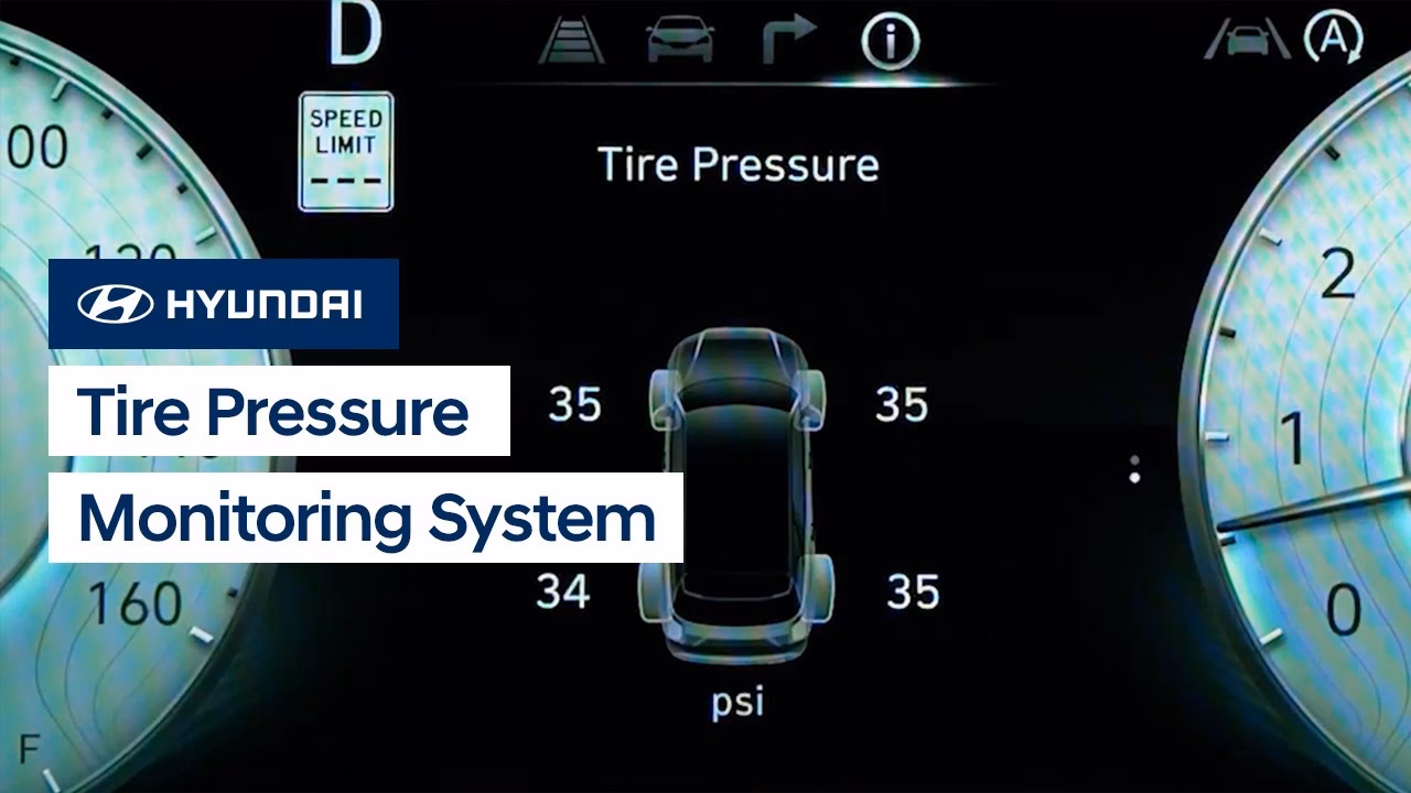 What does the Hyundai Tucson tyre pressure monitoring light mean?