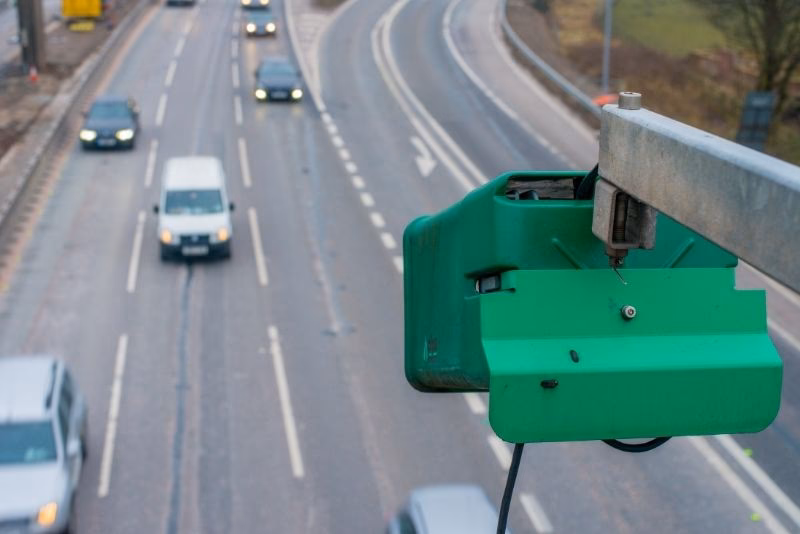 How many cameras are there on the M5 motorway?