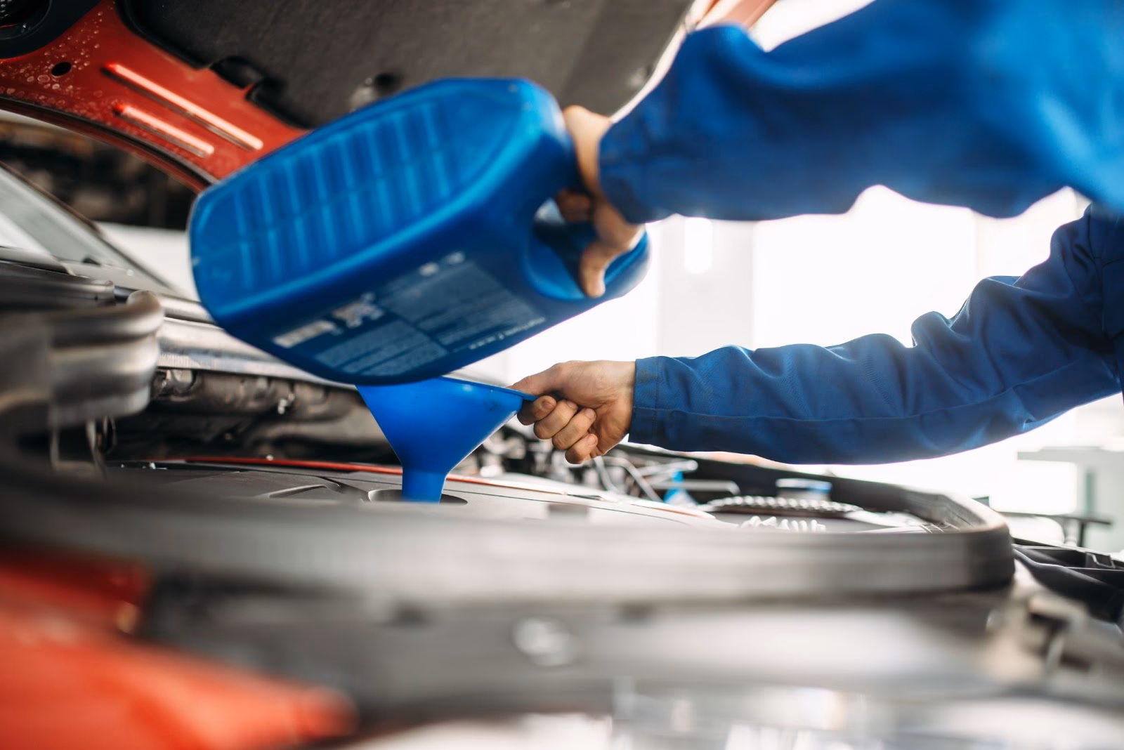 What should I look for when changing my oil?
