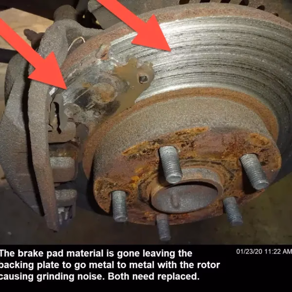 Why do brake pads make a noise?