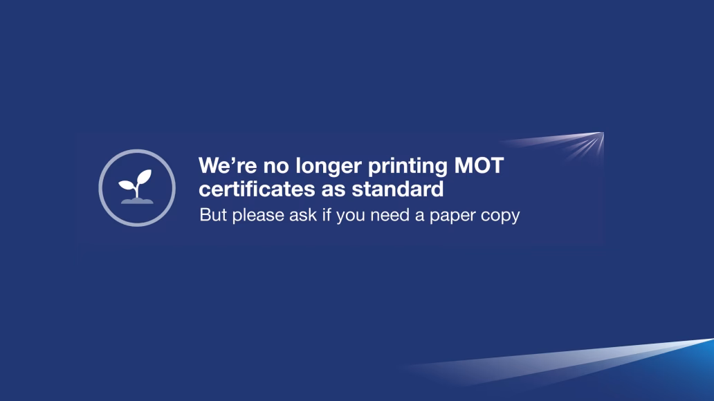 How do I know if a customer needs a MOT certificate?