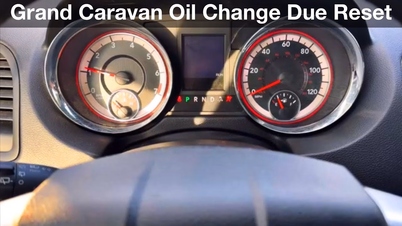 When should I Reset my Dodge Grand Caravan oil change?