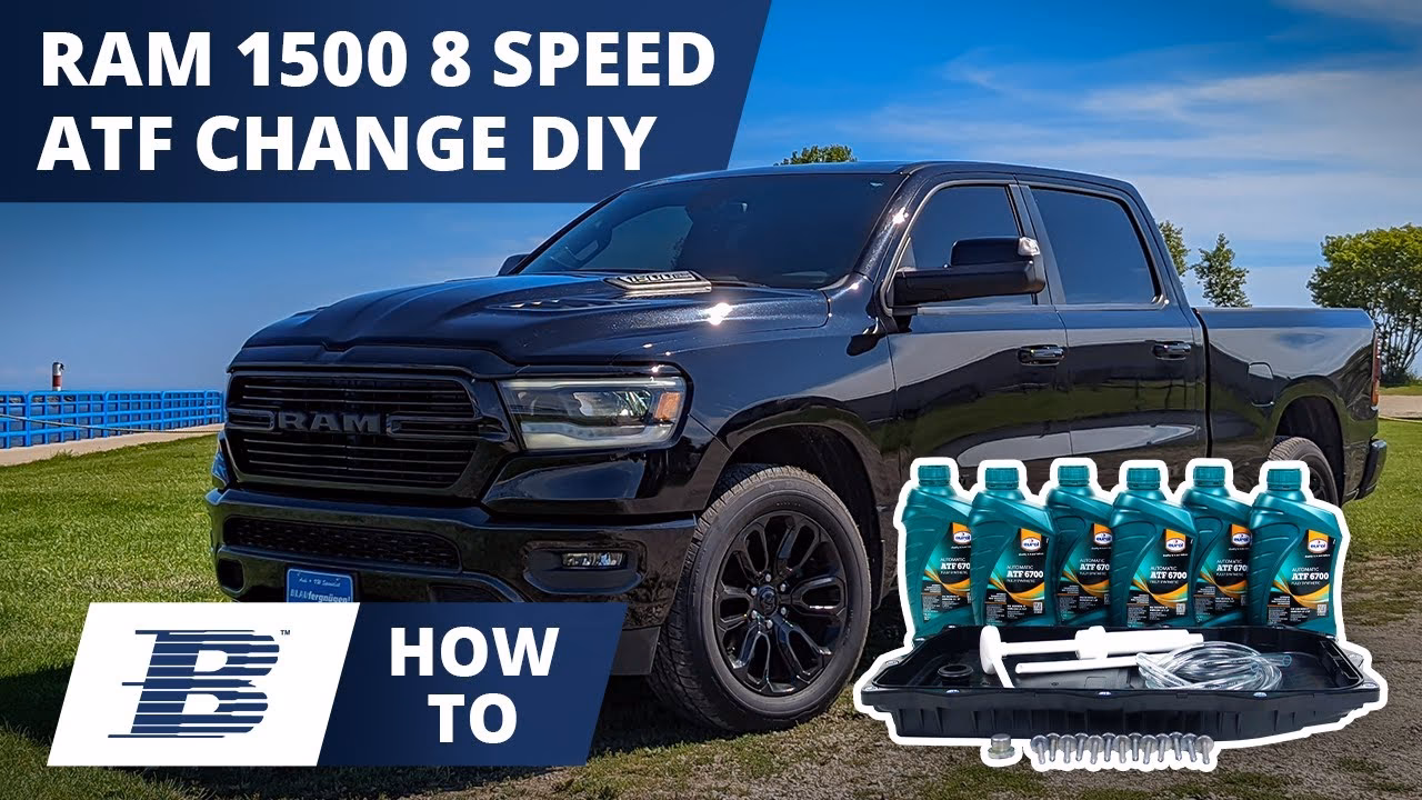 How do I drain my Ram 1500 transmission fluid?