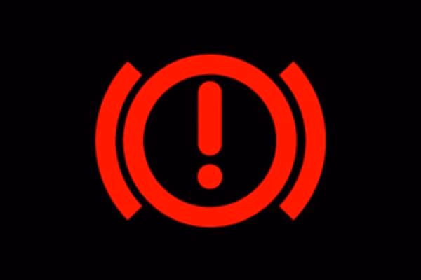 What does a brake pad light mean on a Peugeot?