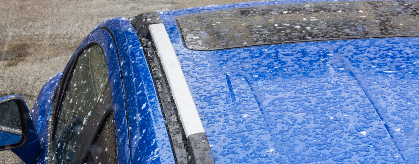 How much hail damage will total a car?