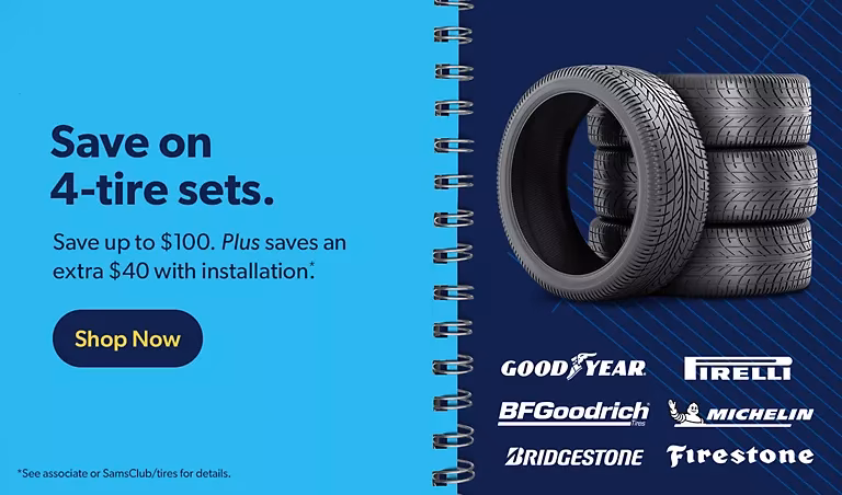 Why should you buy tires at Sam's Club?