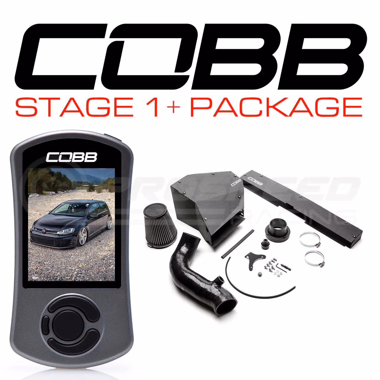 What is the VW Golf GTI Stage 1 tuning package?