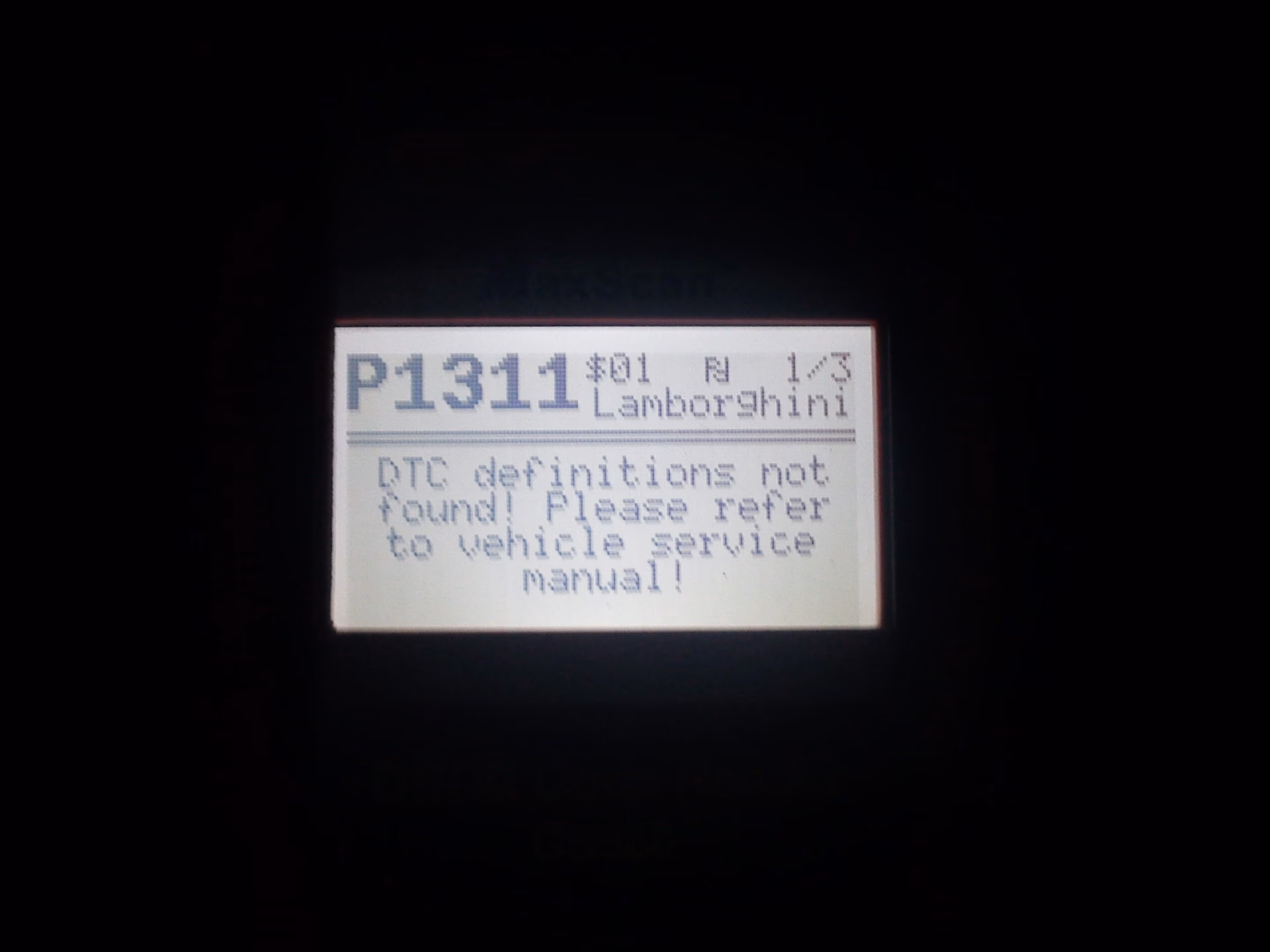 What if the DTC definition cannot be found?