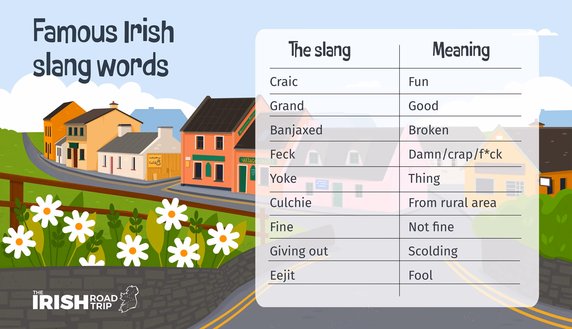 What is Dublin slang?