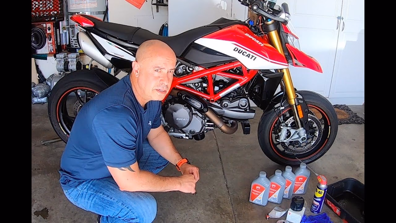 What should I do if my Ducati is leaking oil?