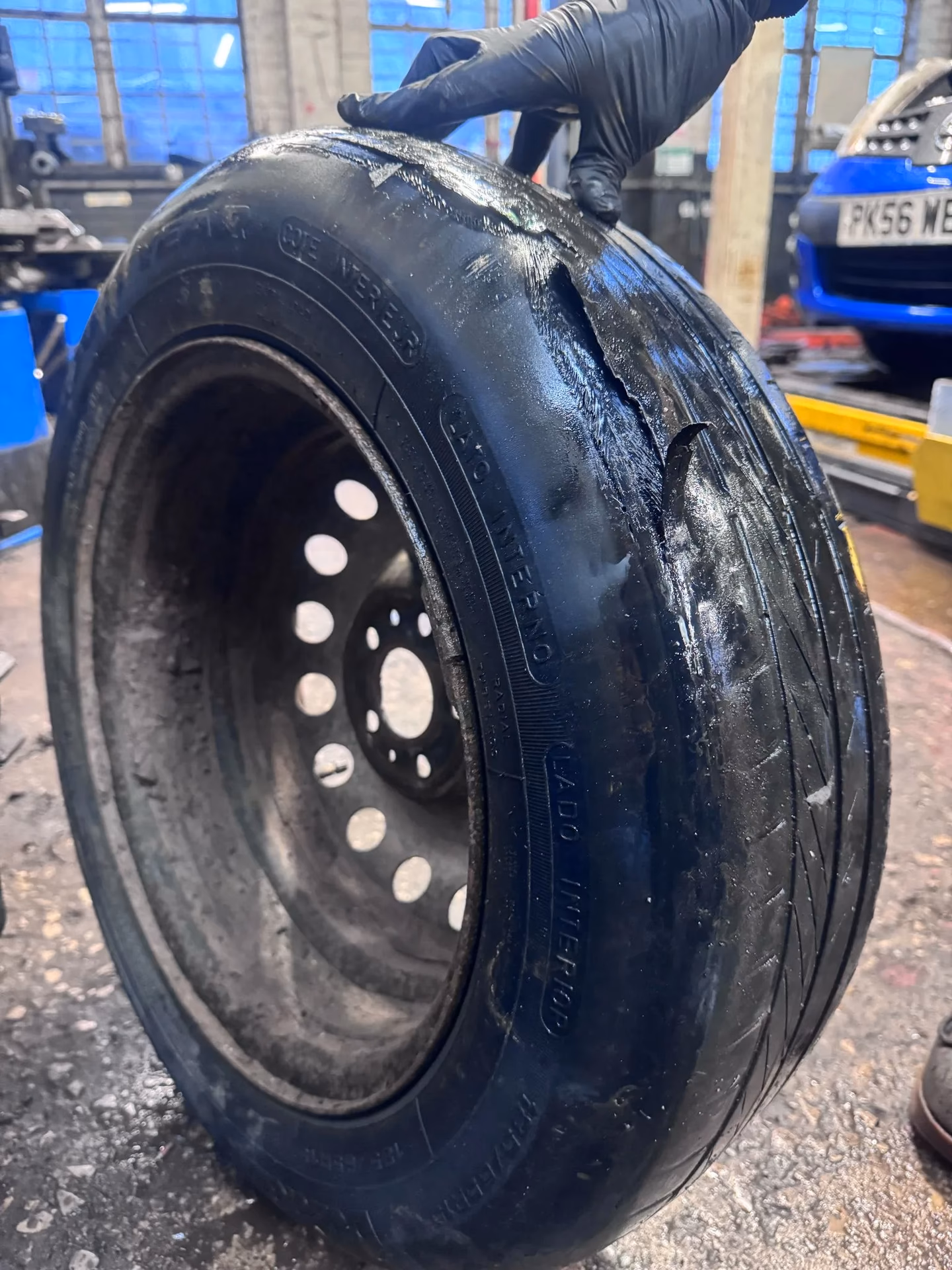 What is a road vehicle tyre ban?