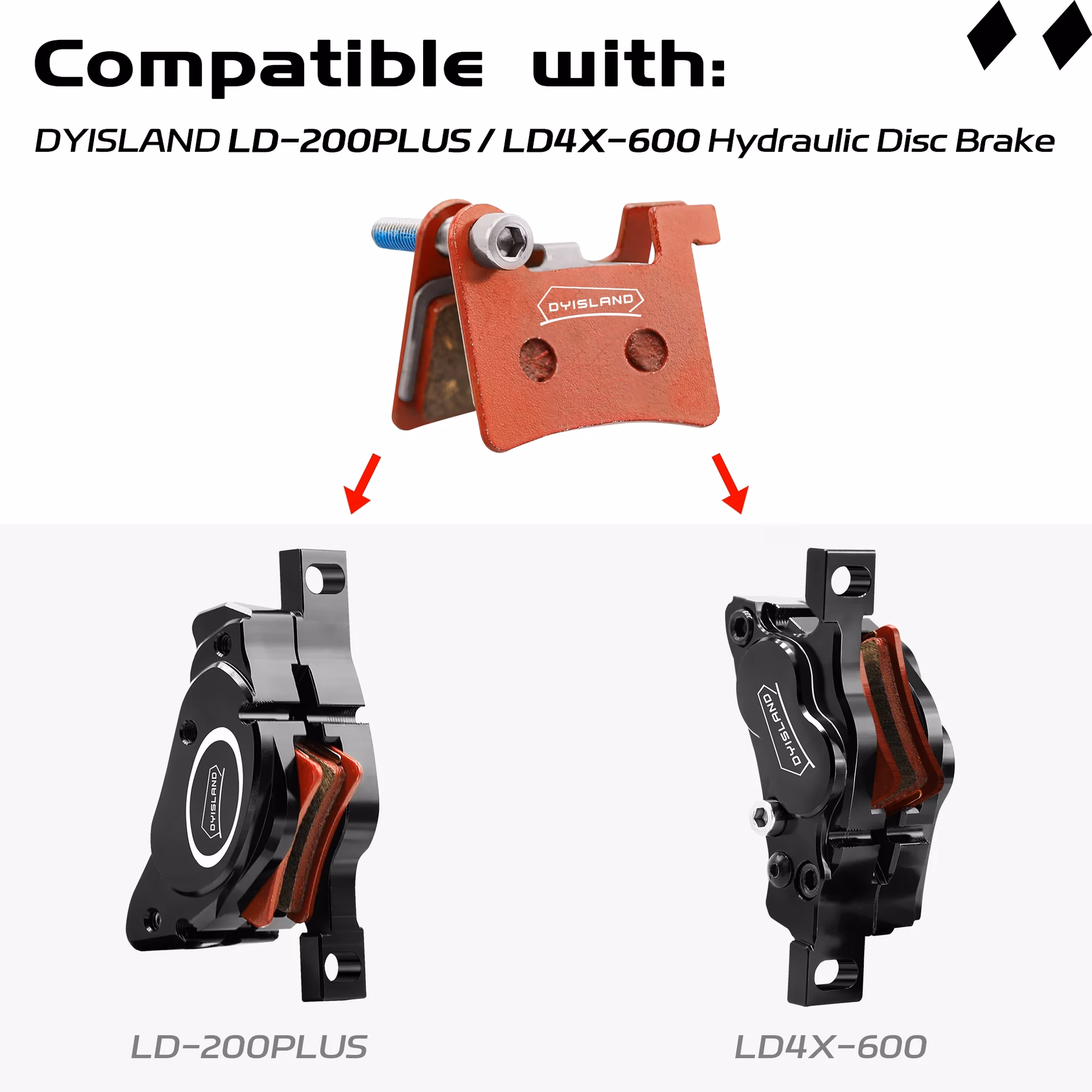 What kind of brake calipers for a dyisland XT-7?