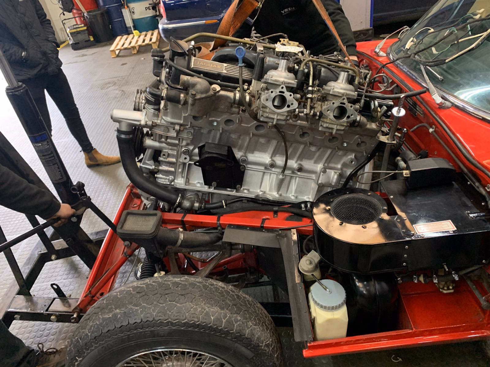 What happened to a 2019 Jaguar E Type?