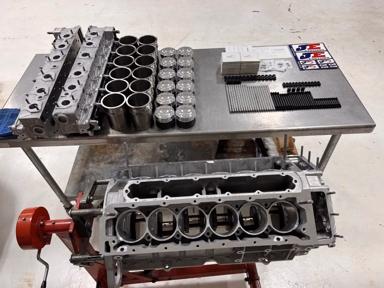 How do I know if a V12 engine has been rebuilt?