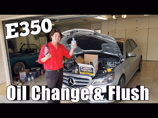 When should I change my Mercedes-Benz E350 oil?