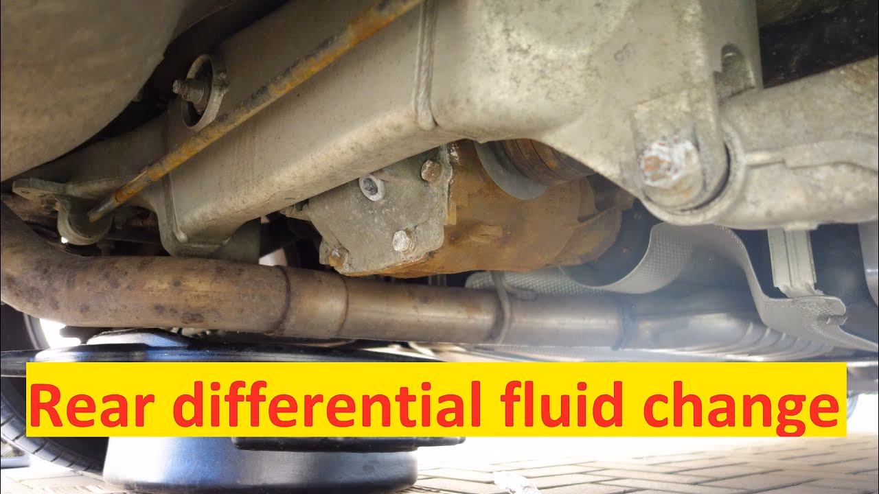How do I change the differential fluid in my BMW?