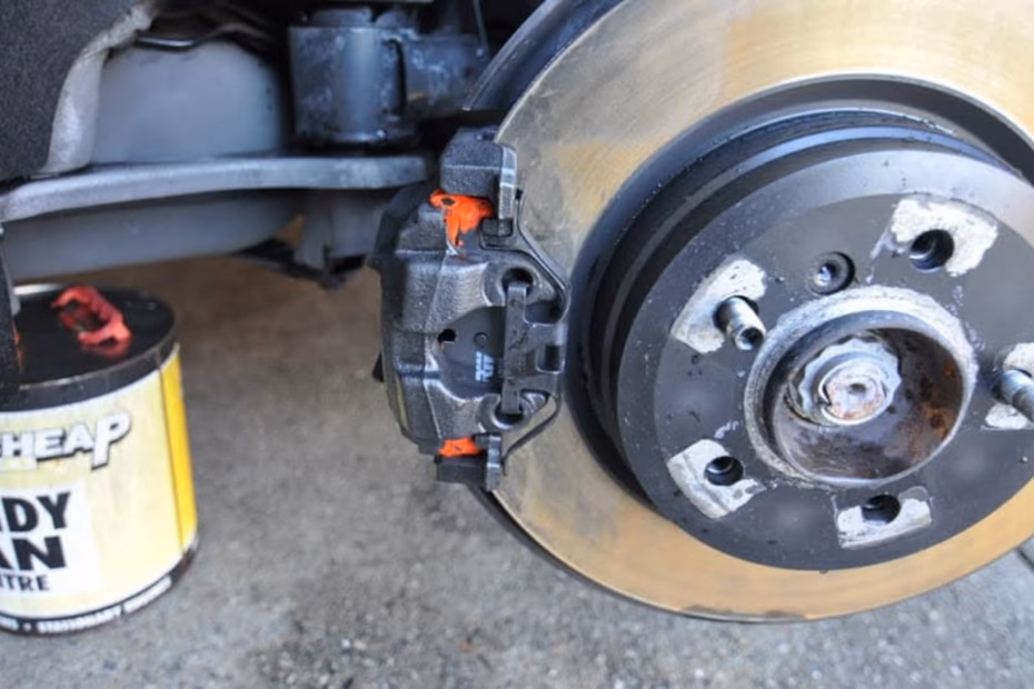 Is it time to service my BMW E90's rear brakes?