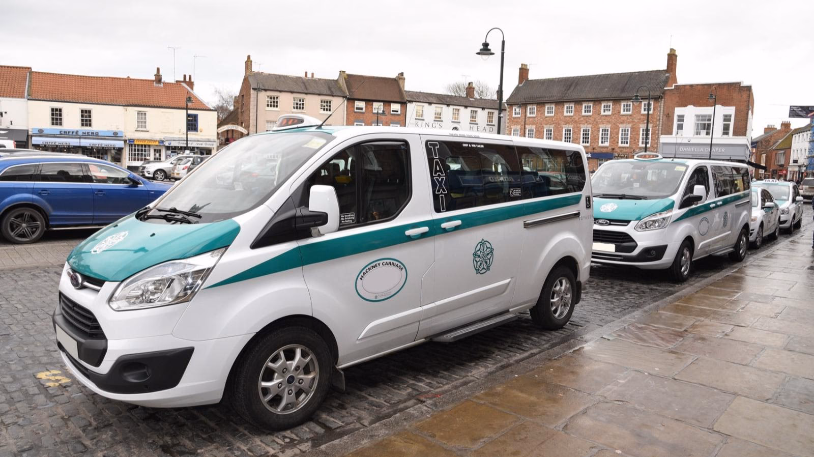 How do I book an appointment with the taxi hub?