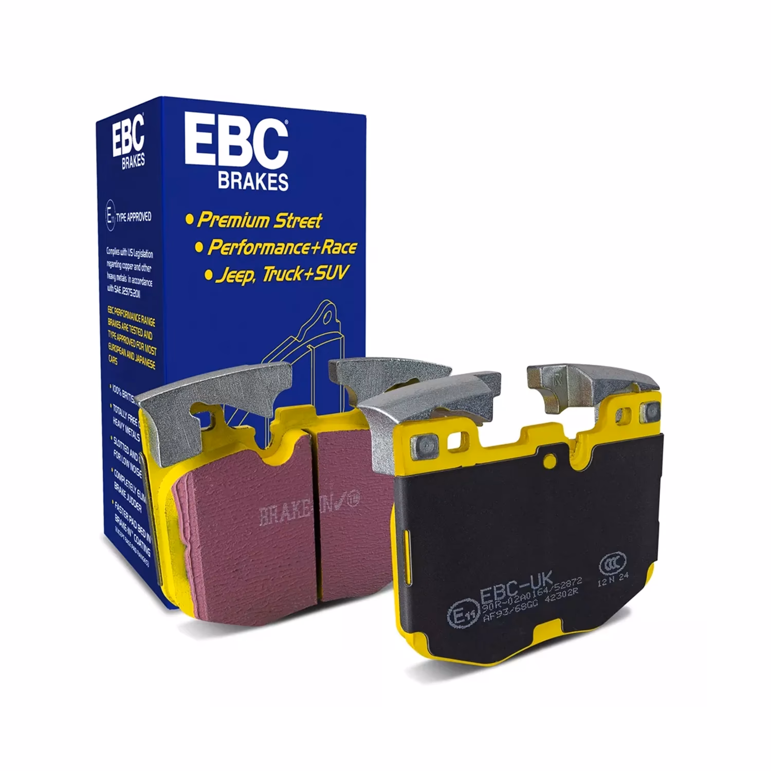 Why are EBC yellowstuff pads used?