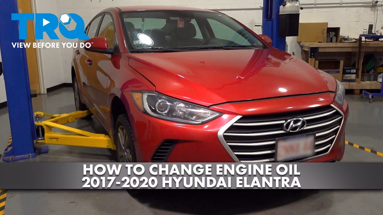 How do I change oil on my Elantra?