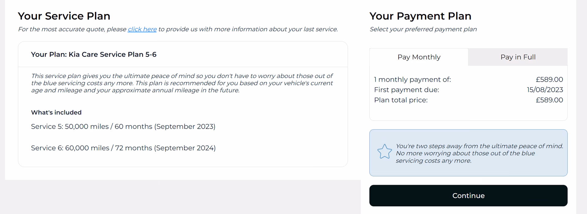 Where did the eMac service plan come from?