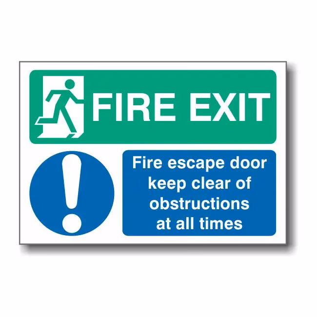 Why are exit signs important?