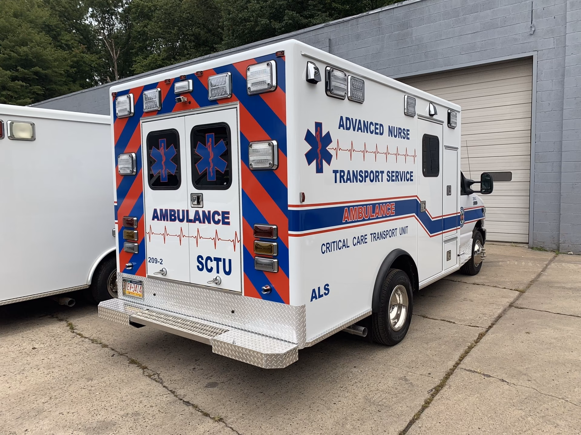 Who are blue light ambulances?
