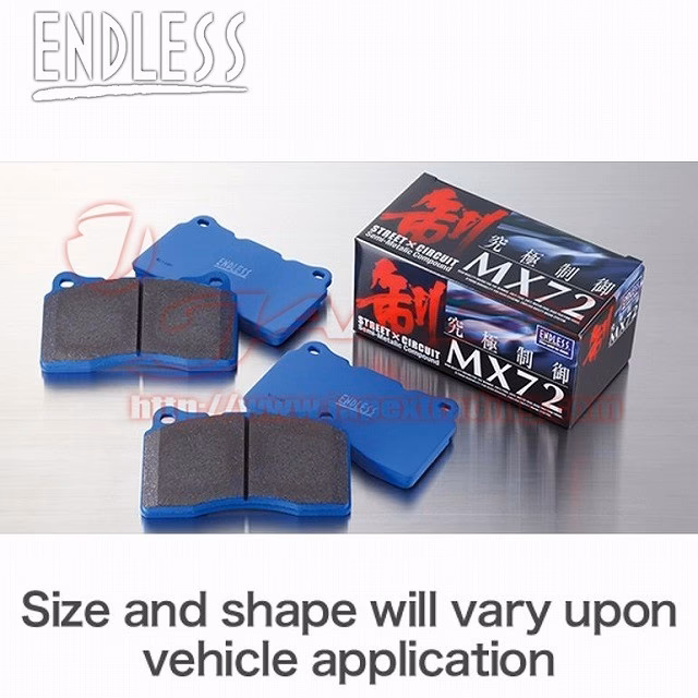Is it okay to use only front endless brake pads?