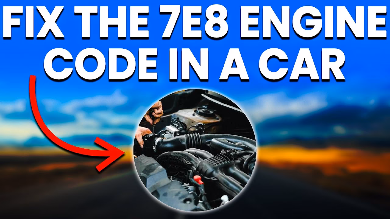 How do I fix a 7E8 diagnostic error code?