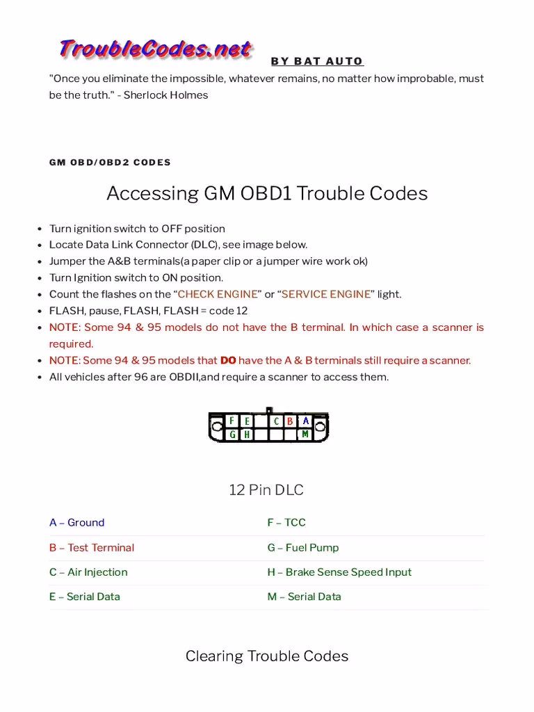 What is a Chevy engine code?