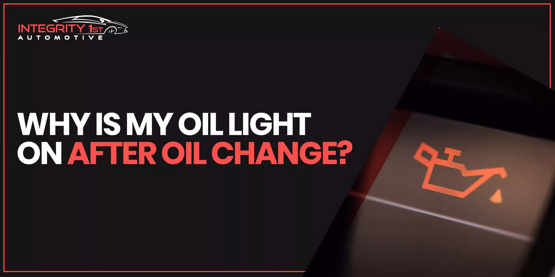 Can oil change cause engine light to come on?