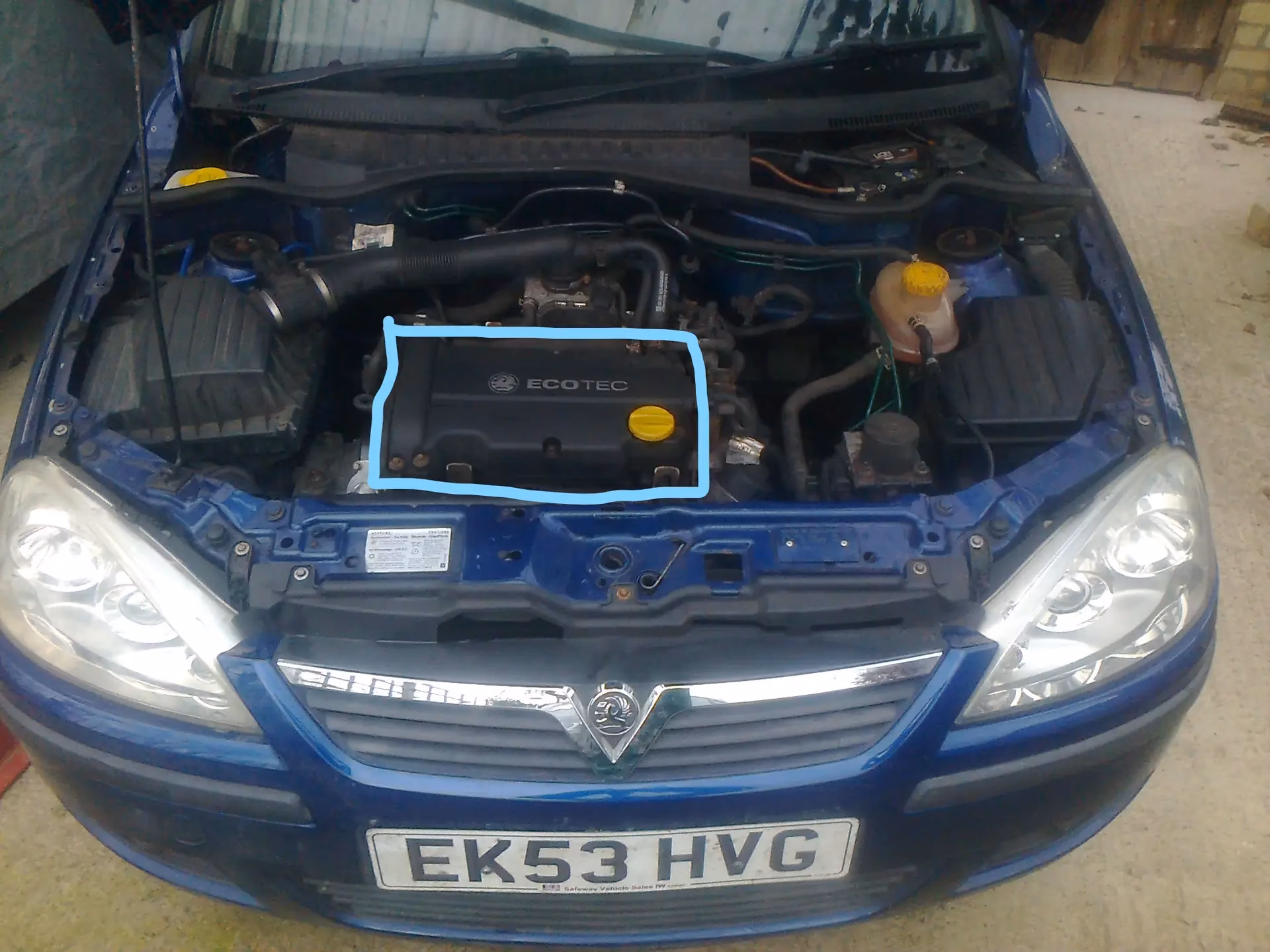 Why does my Corsa D make a tapping noise?