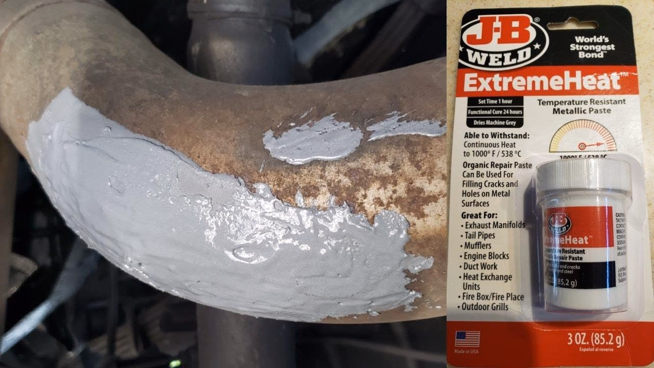 How do you seal an exhaust leak?