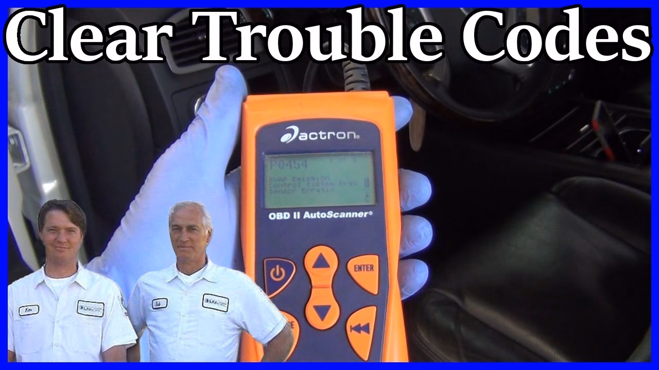 Does erasing a code fix a warning light on a car?