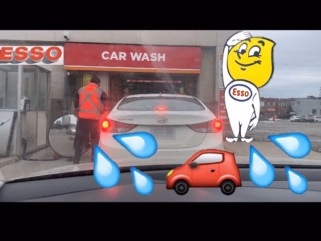 Why should you use a car wash service at Esso or Circle K?