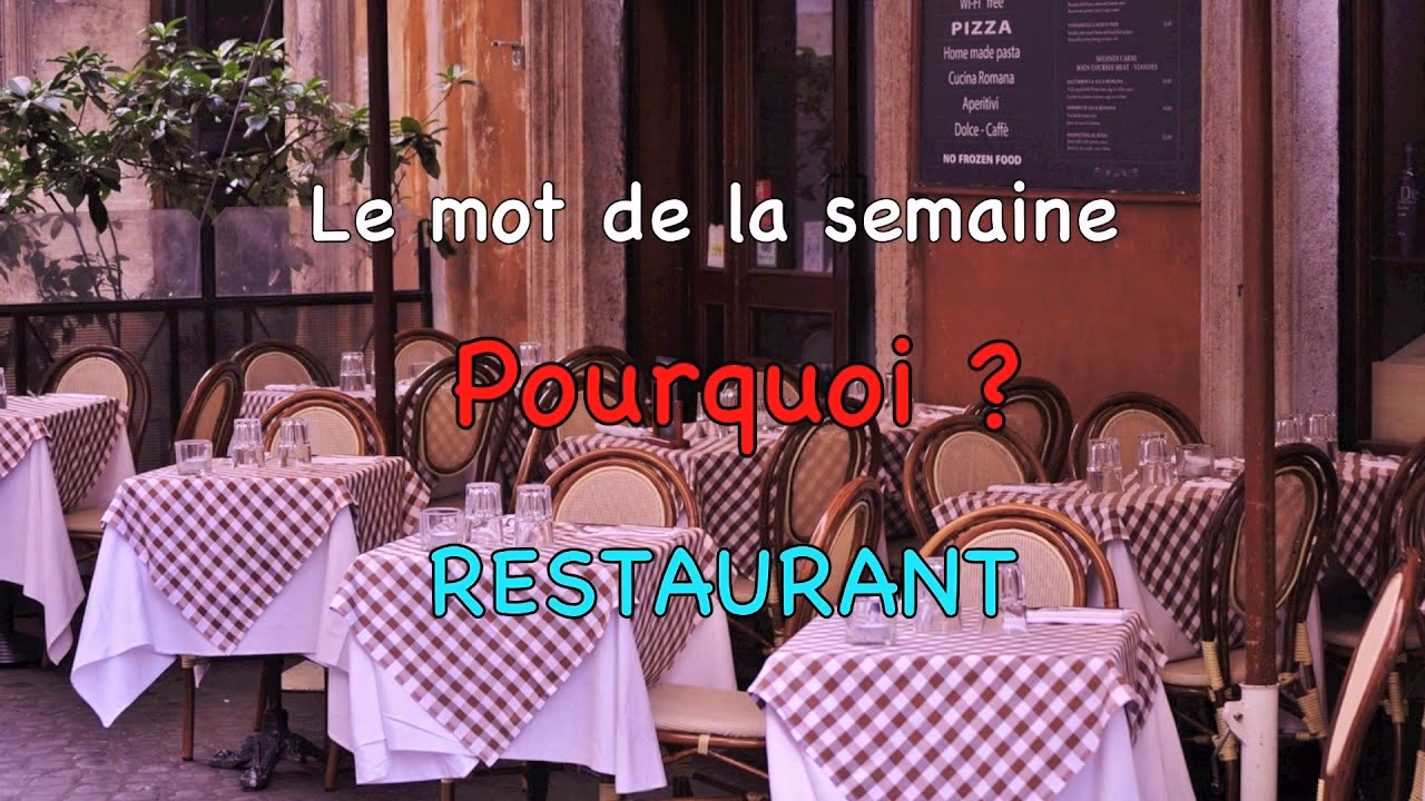 Quel est le synonyme de restaurant ?