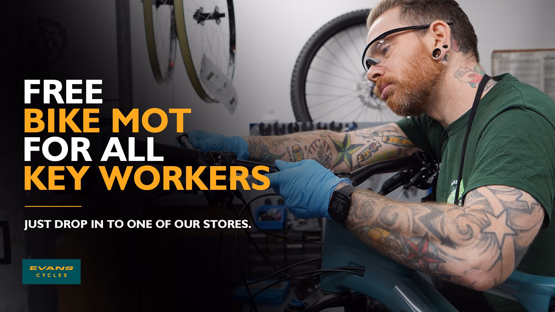 Does Evans Cycles offer a bike service?