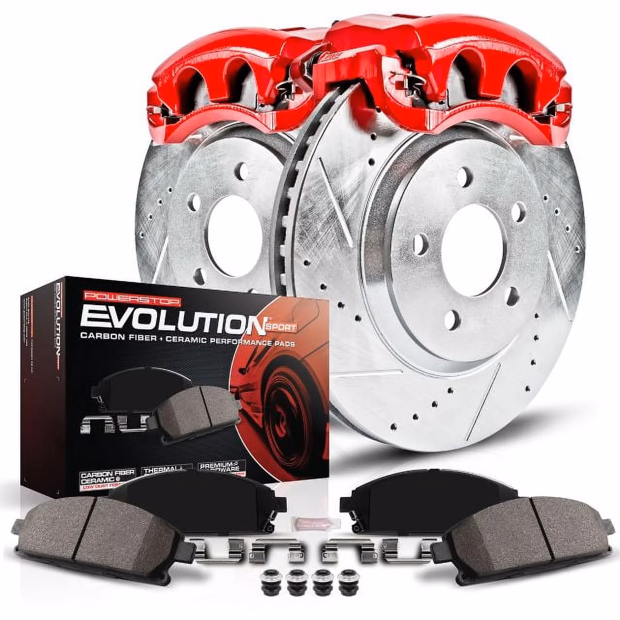 What is a power stop Z17 evolution GeoMet coated brake kit?