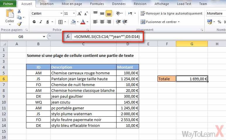 Comment trouver le contenu d'une cellule Excel ?