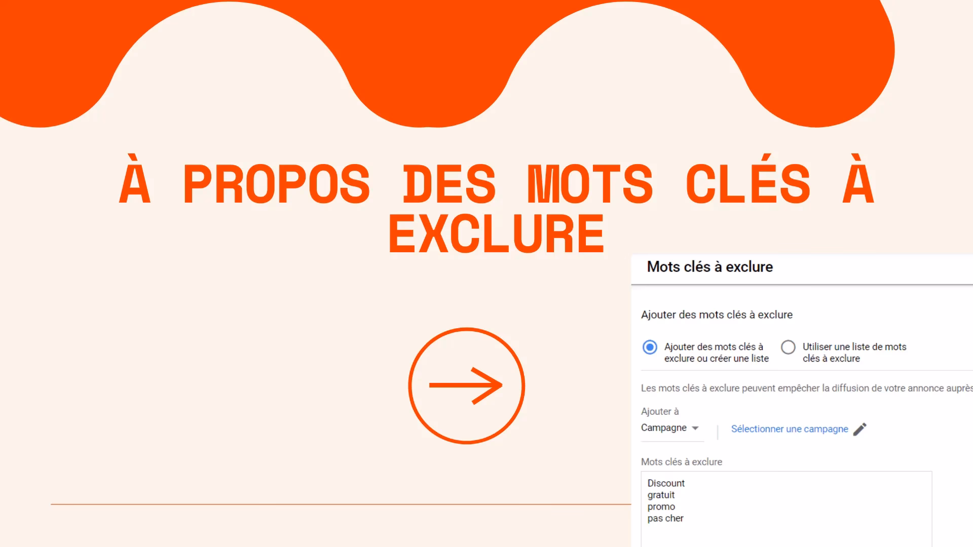 Comment exclure un mot de recherche ?