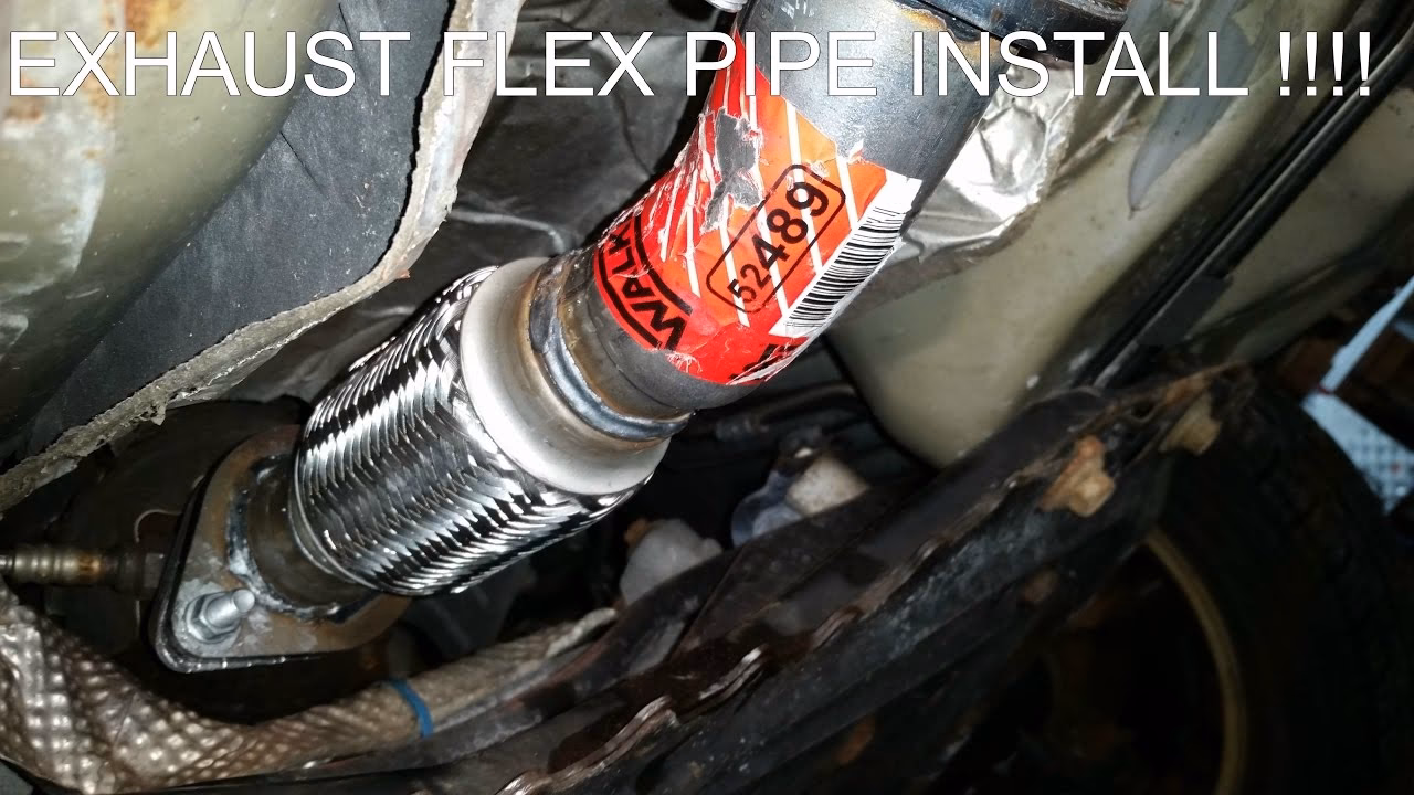How do I know if my exhaust flex pipe is leaking?
