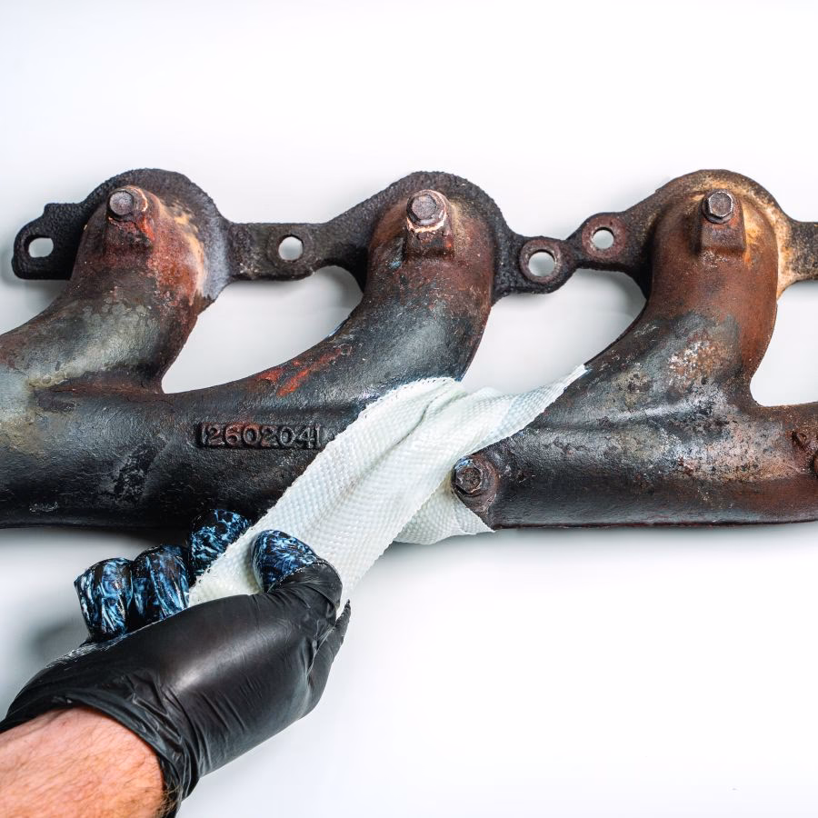 Can a cracked exhaust manifold be welded?