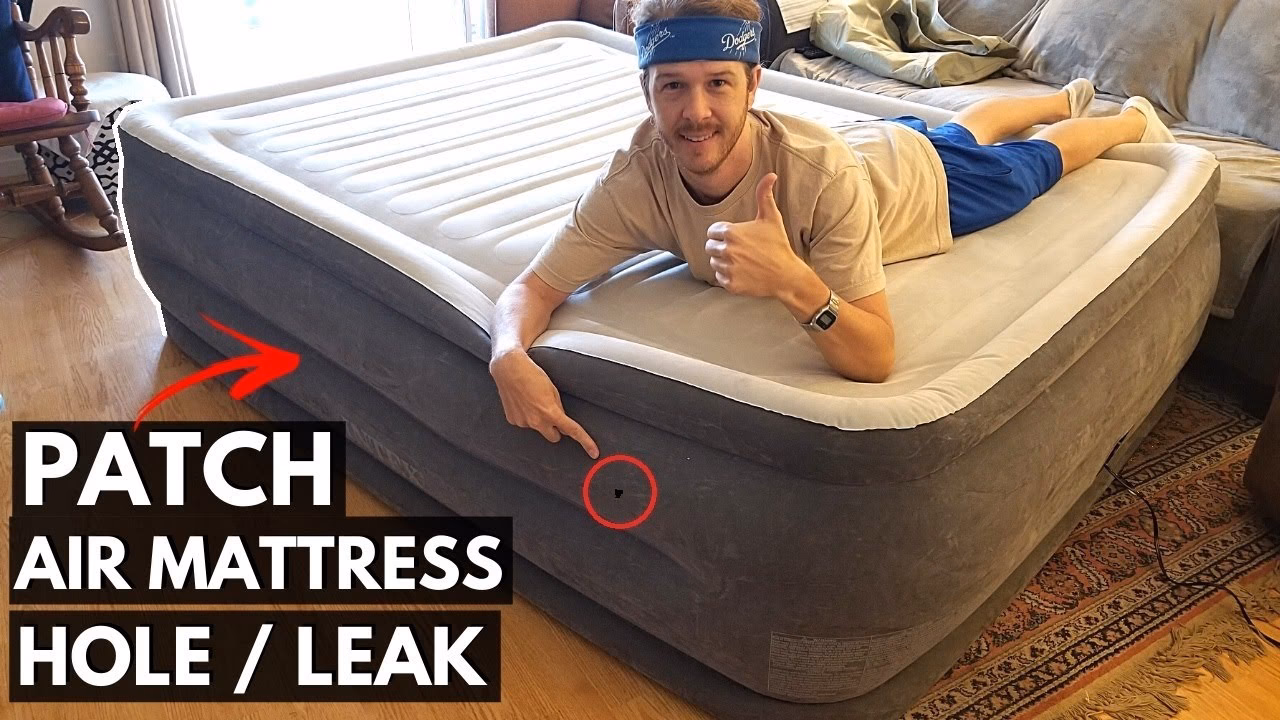 What is a 9 piece air bed repair kit?