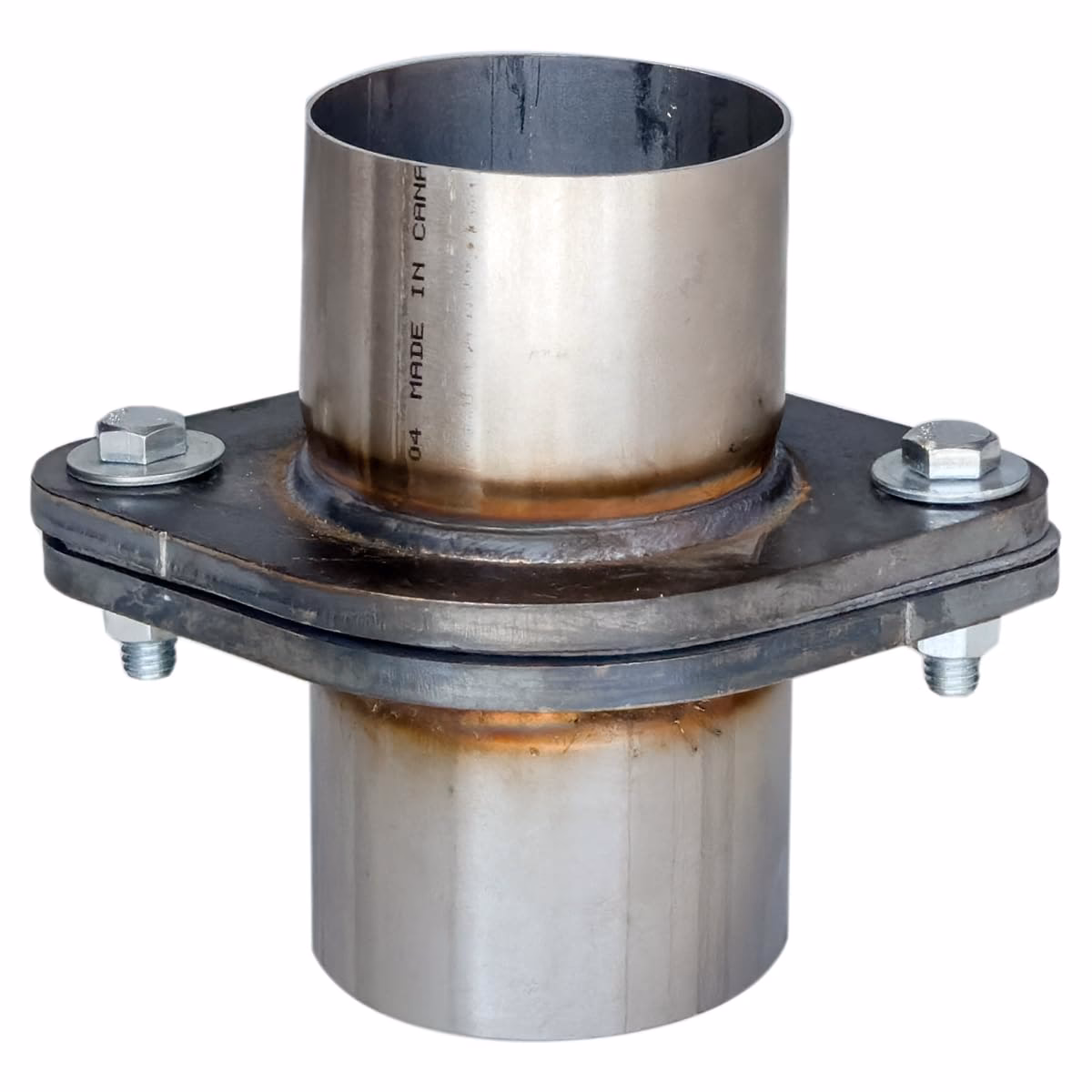 How to fix a broken exhaust flange?