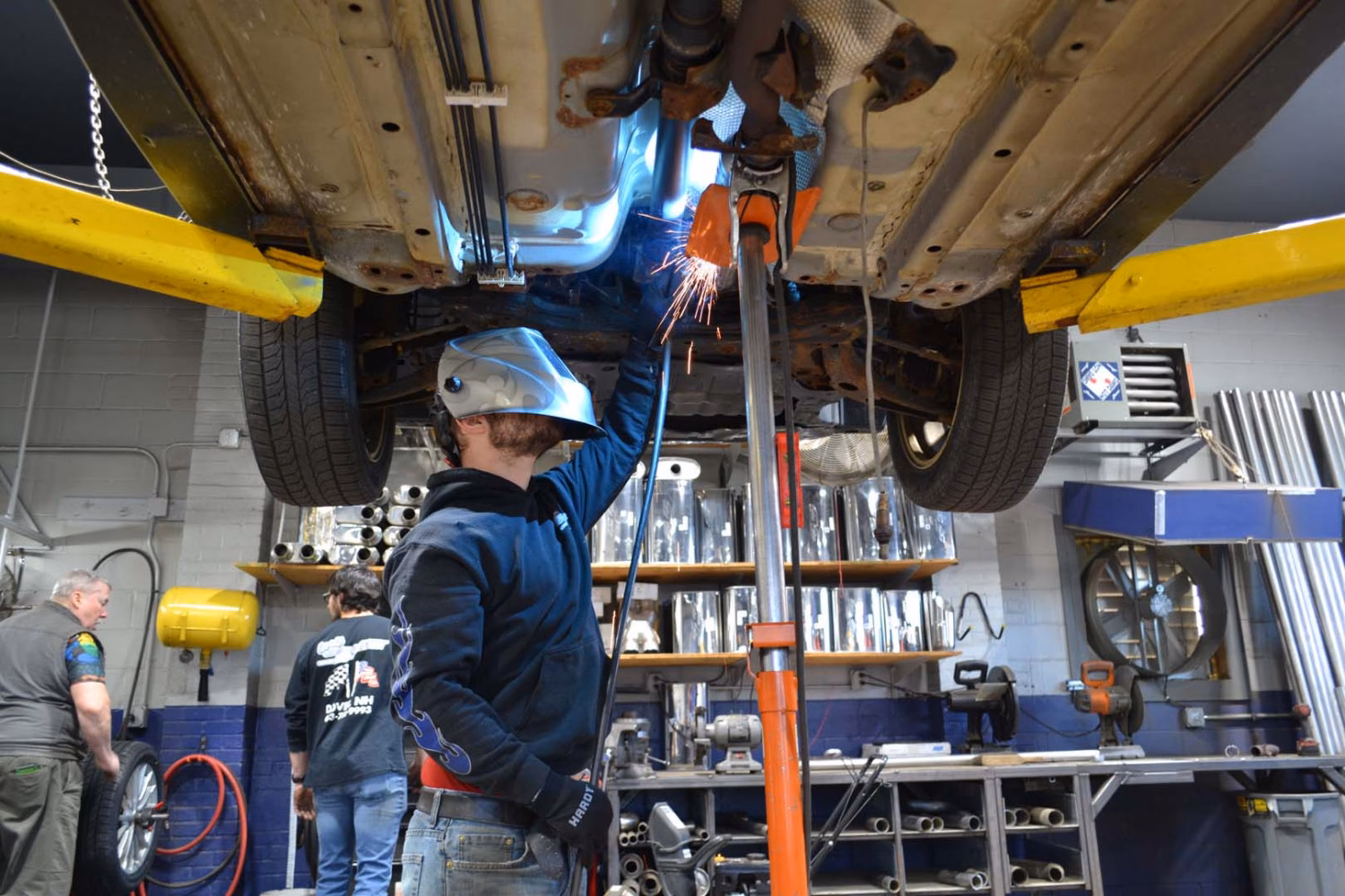 What services does tyred & exhausted offer?