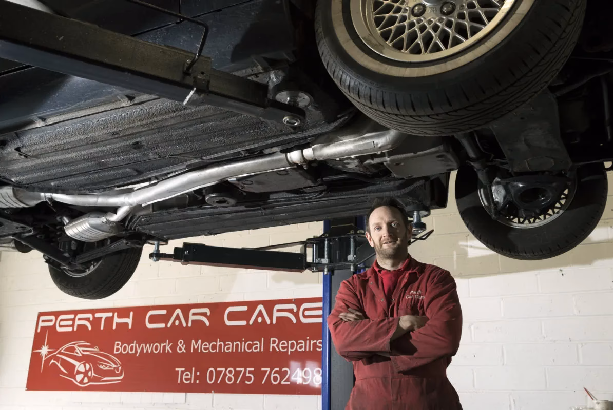 How many muffler repair centres are there in Perth?