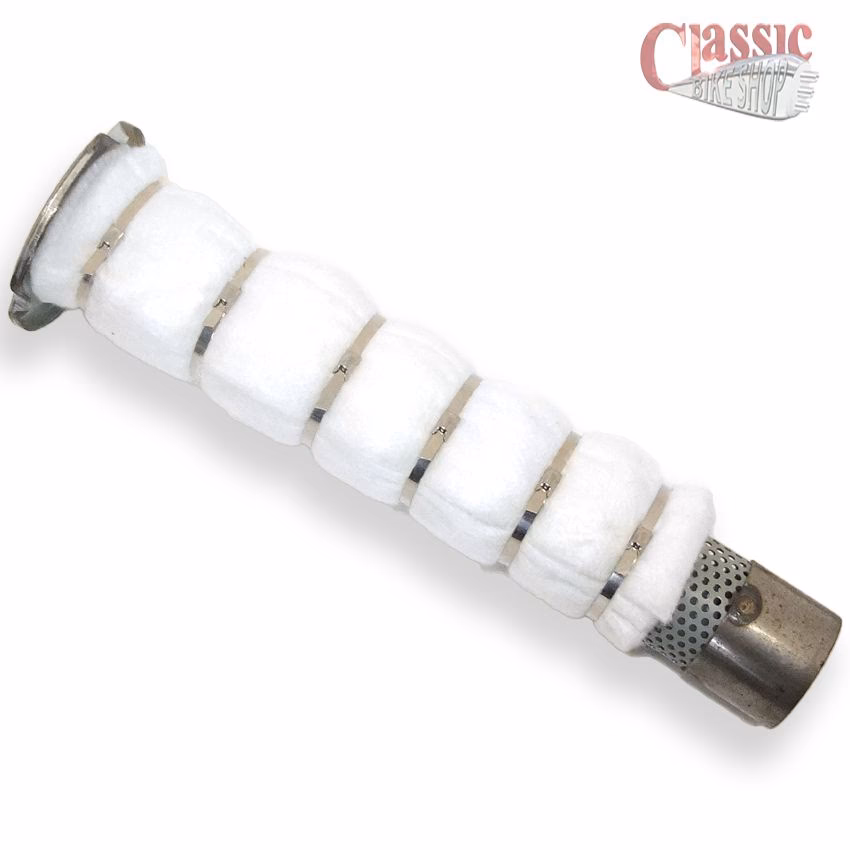 Do you repack or resleeve a motorcycle exhaust?